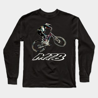 mtb bmx downhill Long Sleeve T-Shirt